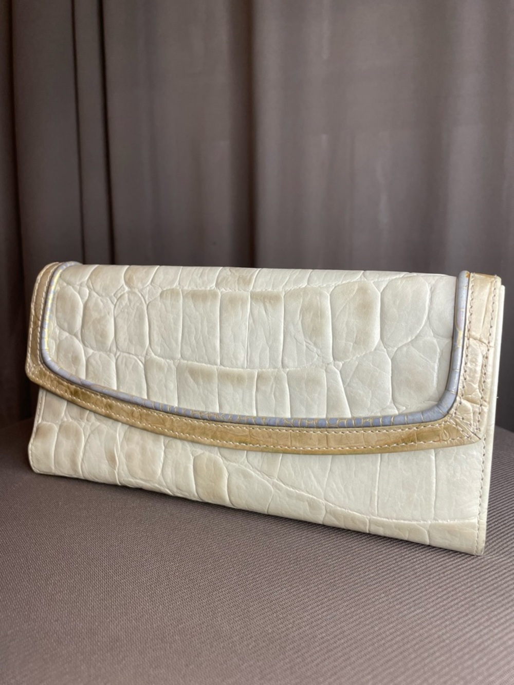 Camille’s Baby – Brahmin Vintage Croc Embossed Wallet